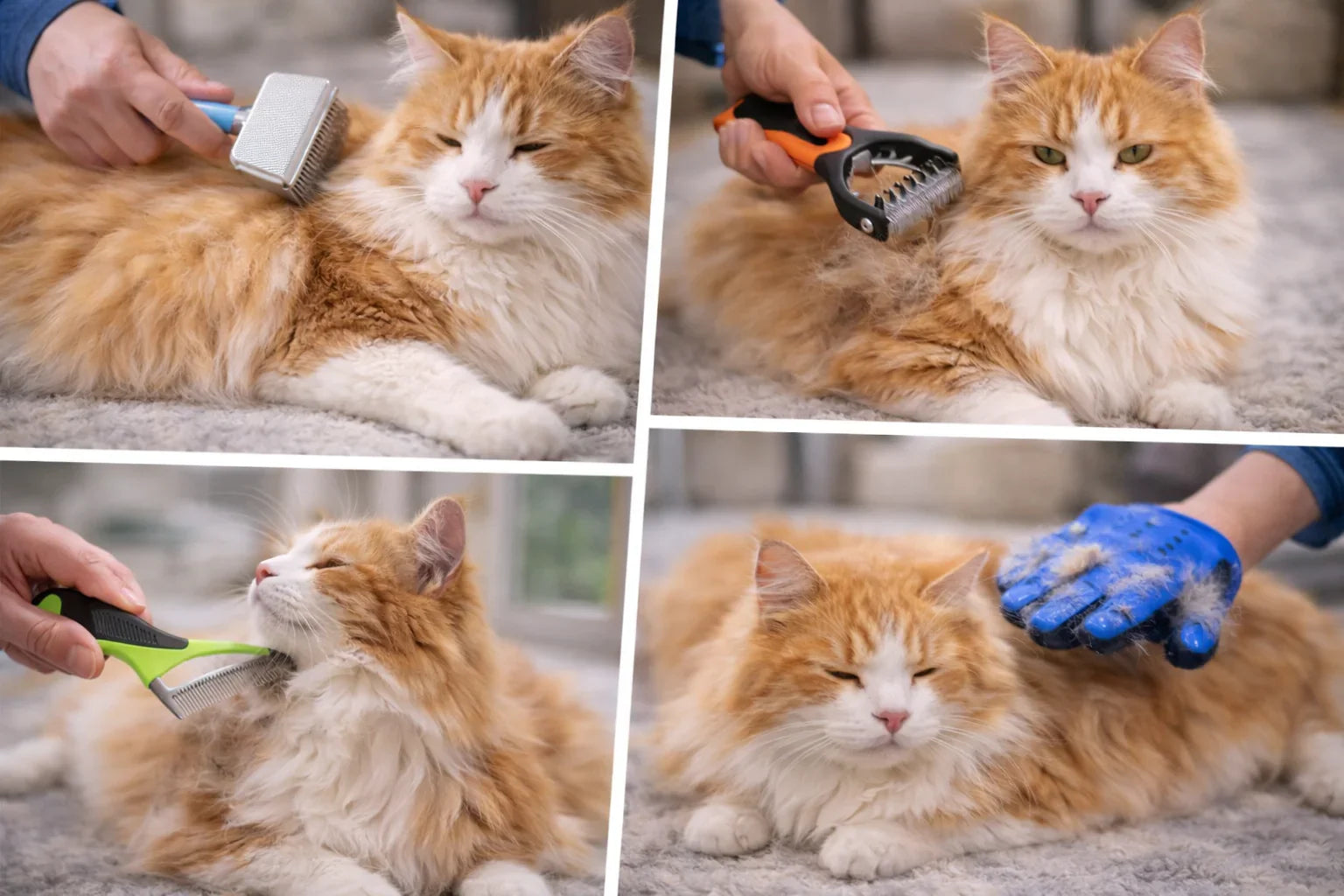 Best Grooming Tools for Long-Haired Cats