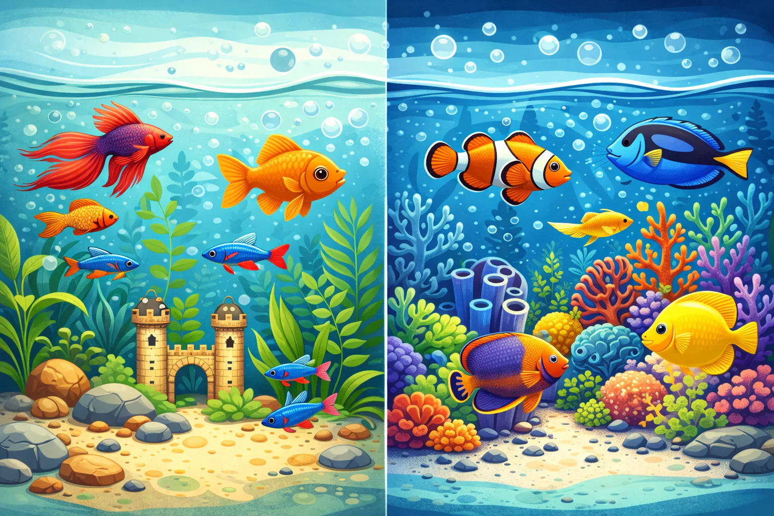 Freshwater vs Saltwater Fish: What’s the Difference?