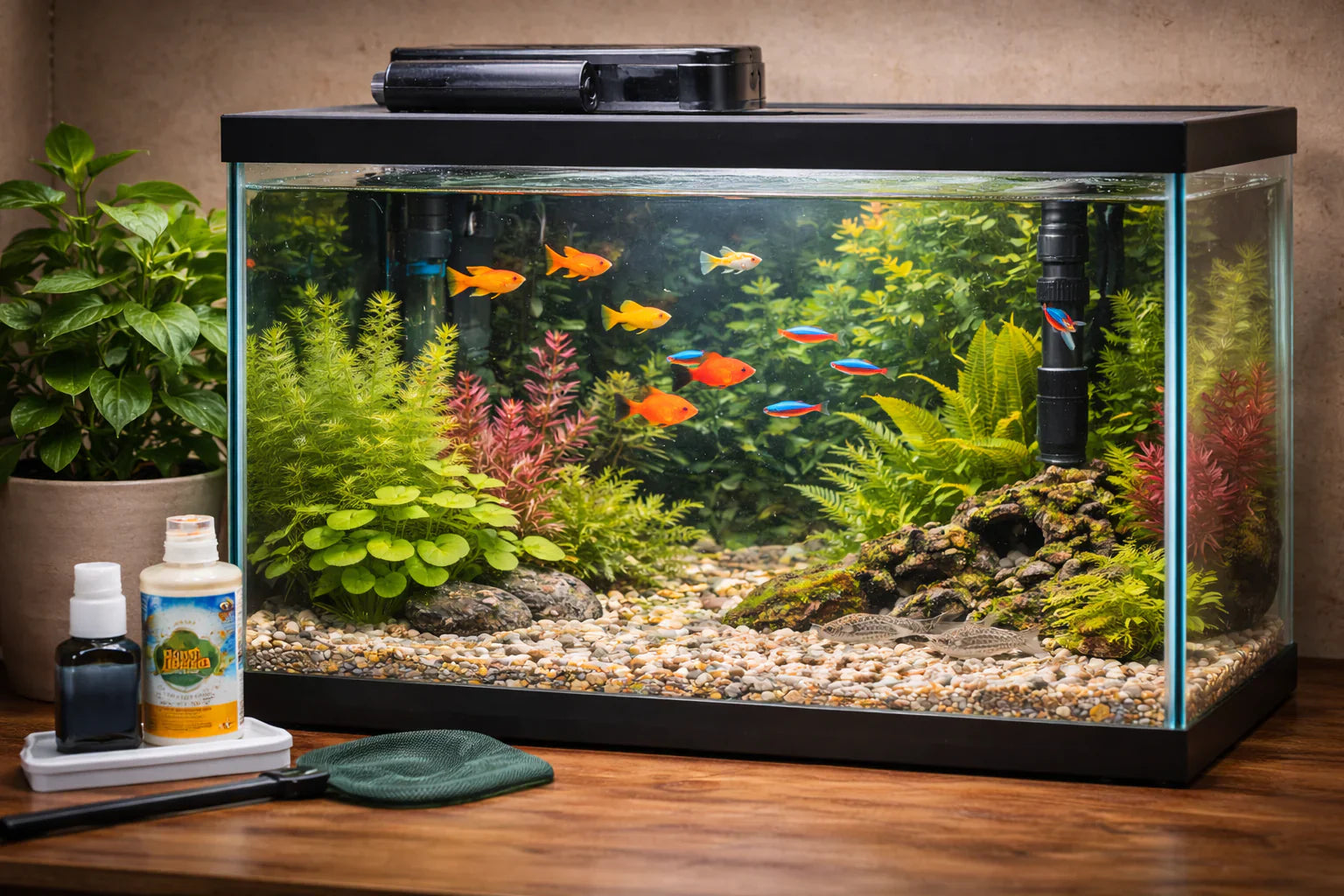 Creating a Low-Maintenance Aquarium Setup