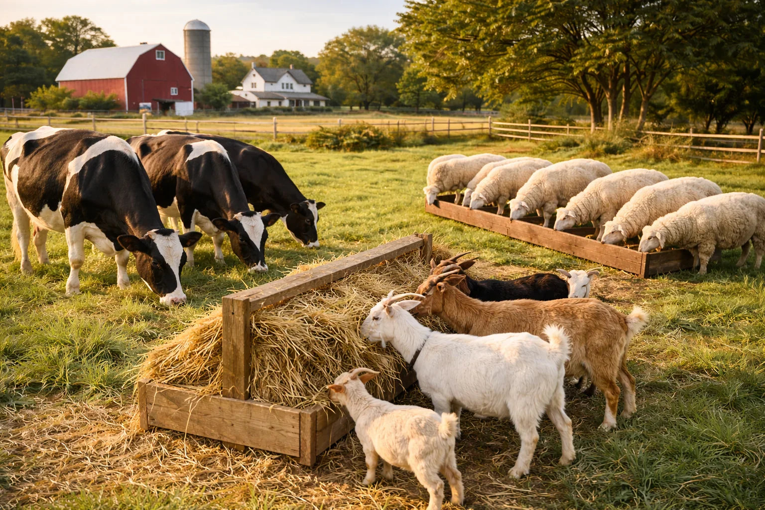 Best Feeding Practices for Cows, Goats, and Sheep