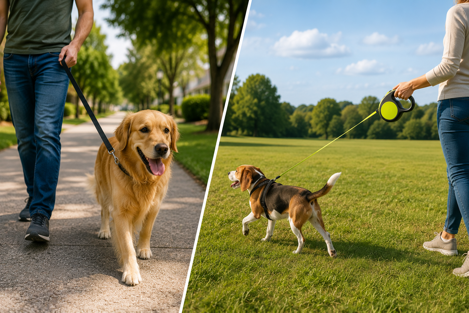 Retractable vs Standard Leashes: Pros and Cons