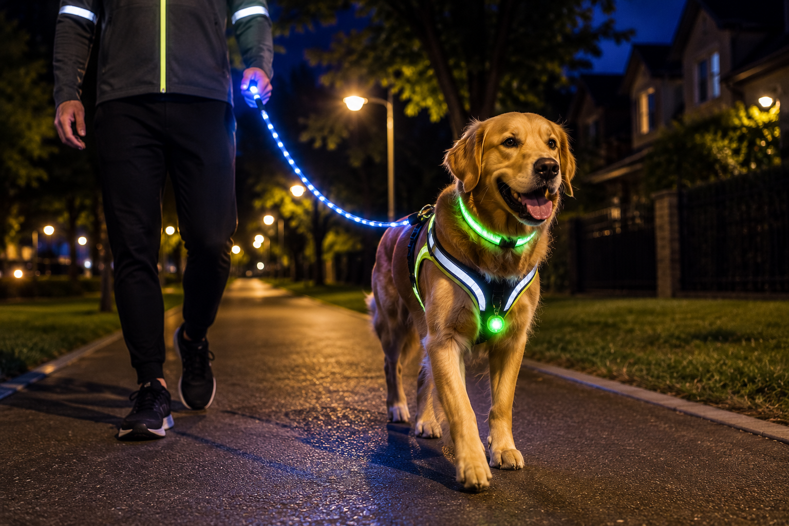 Dog Safety Accessories for Night Walks