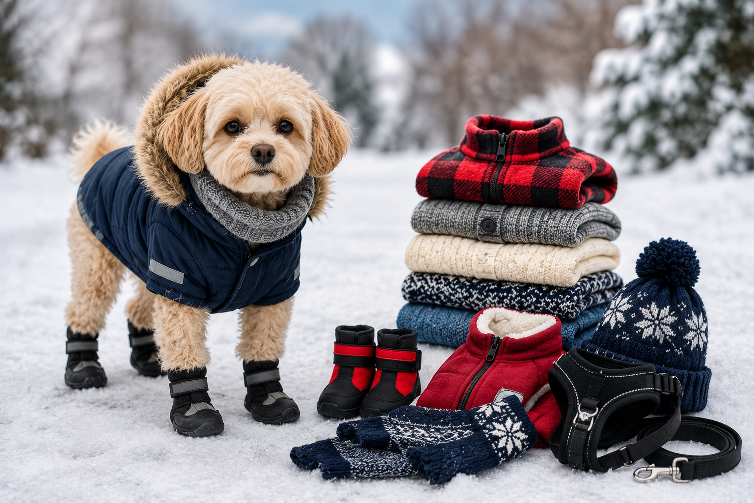 Winter Clothing and Accessories for Dogs