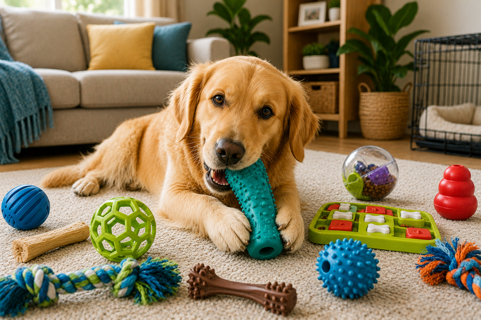How to Stop Destructive Chewing with the Right Toys