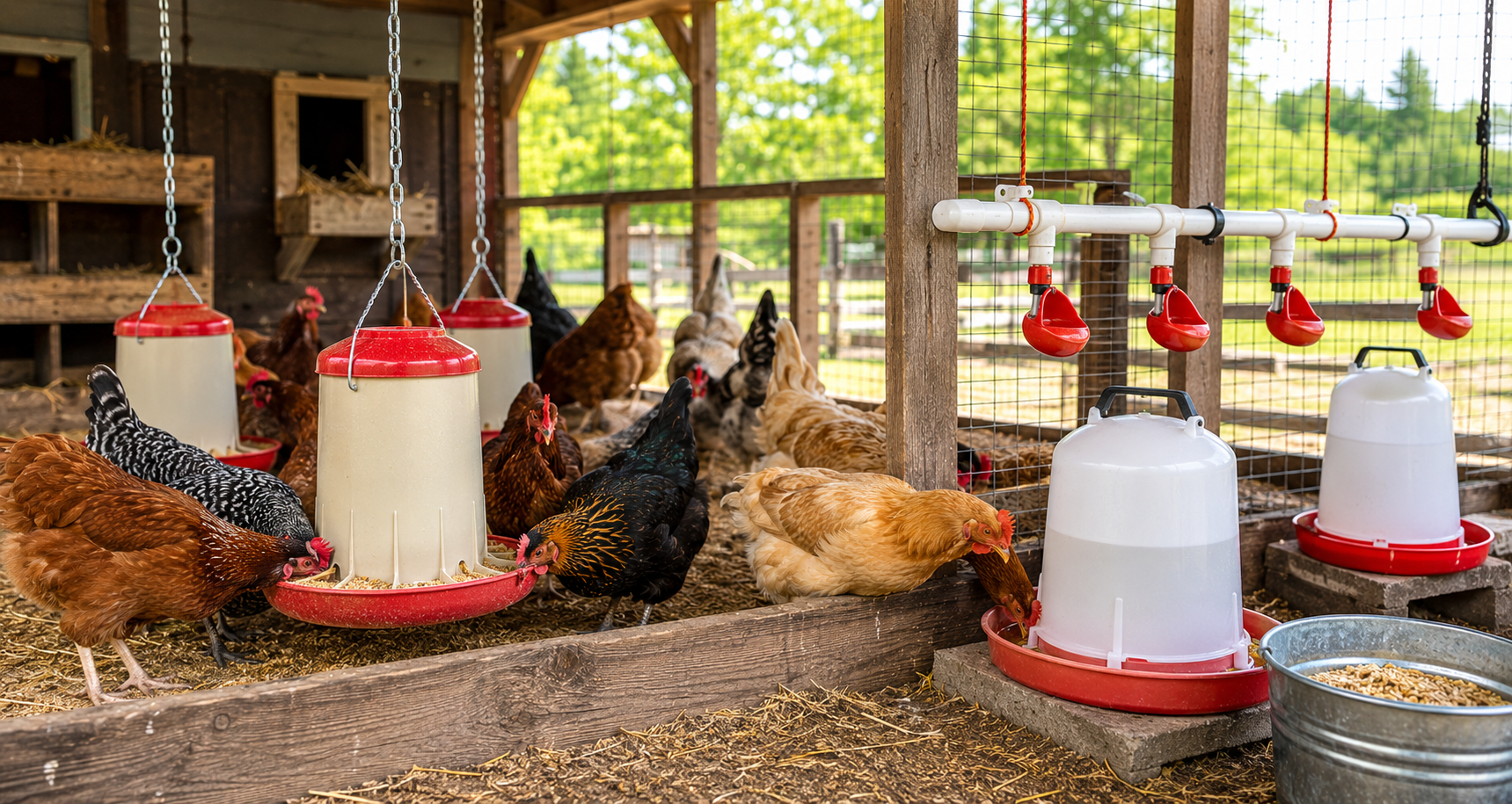 Best Feeders and Waterers for Chickens