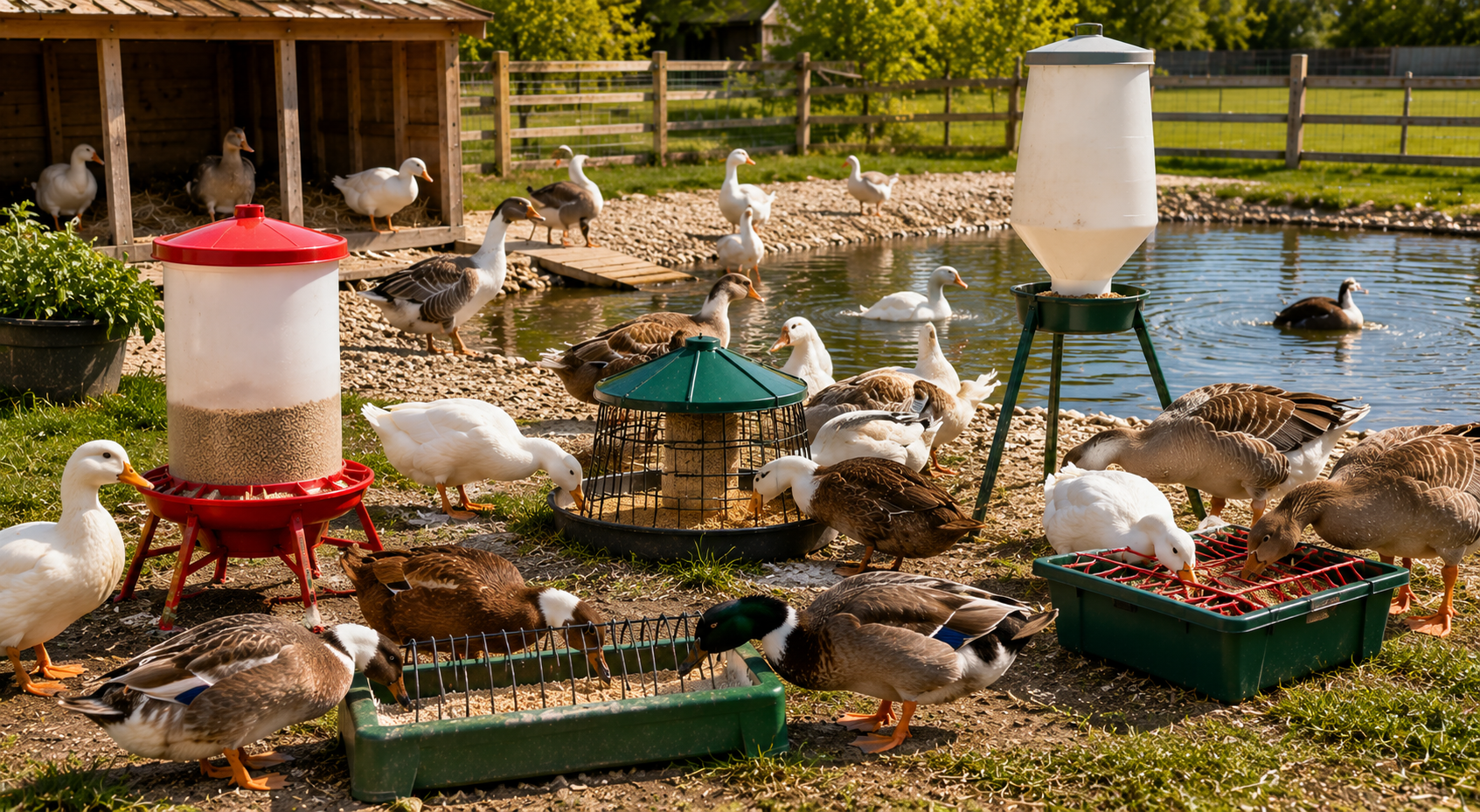 Best Feeding Equipment for Ducks and Geese