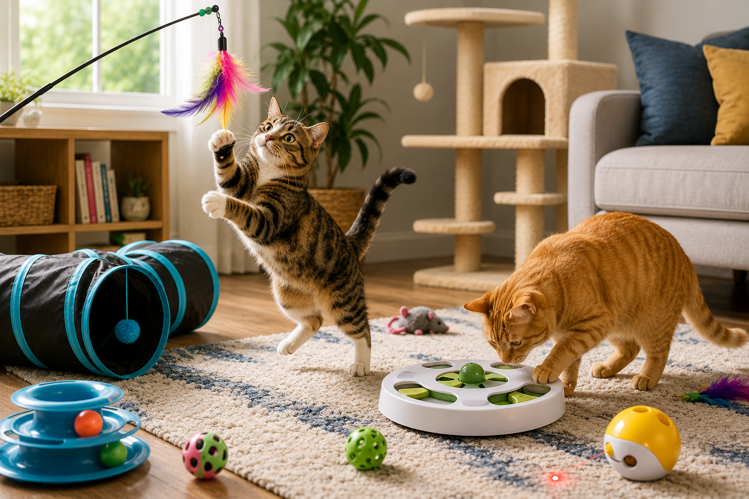 Best Interactive Toys for Indoor Cats