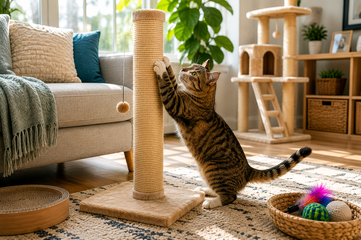 Best Scratching Posts to Protect Your Furniture