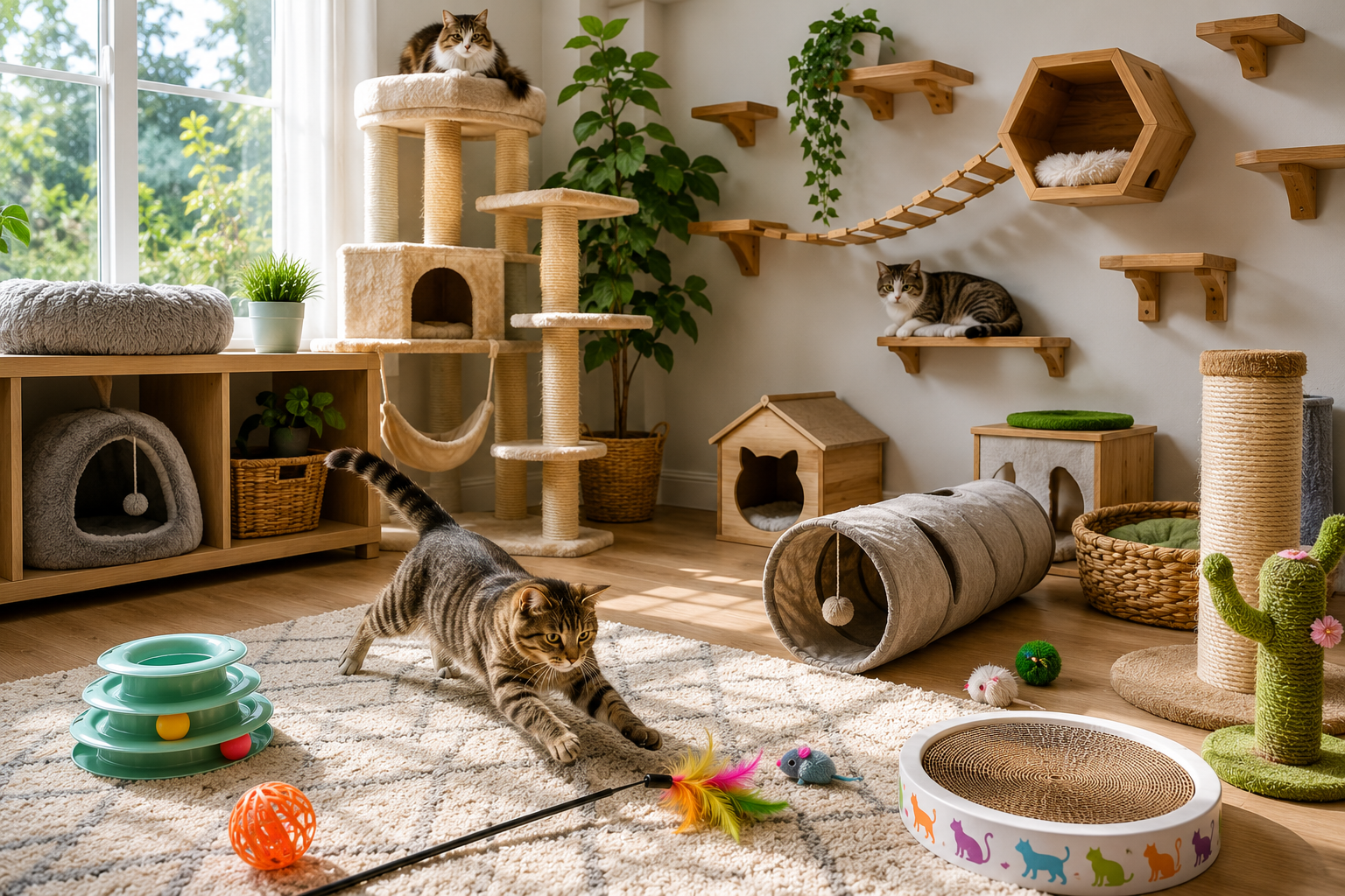 How to Create the Ultimate Cat Play Area