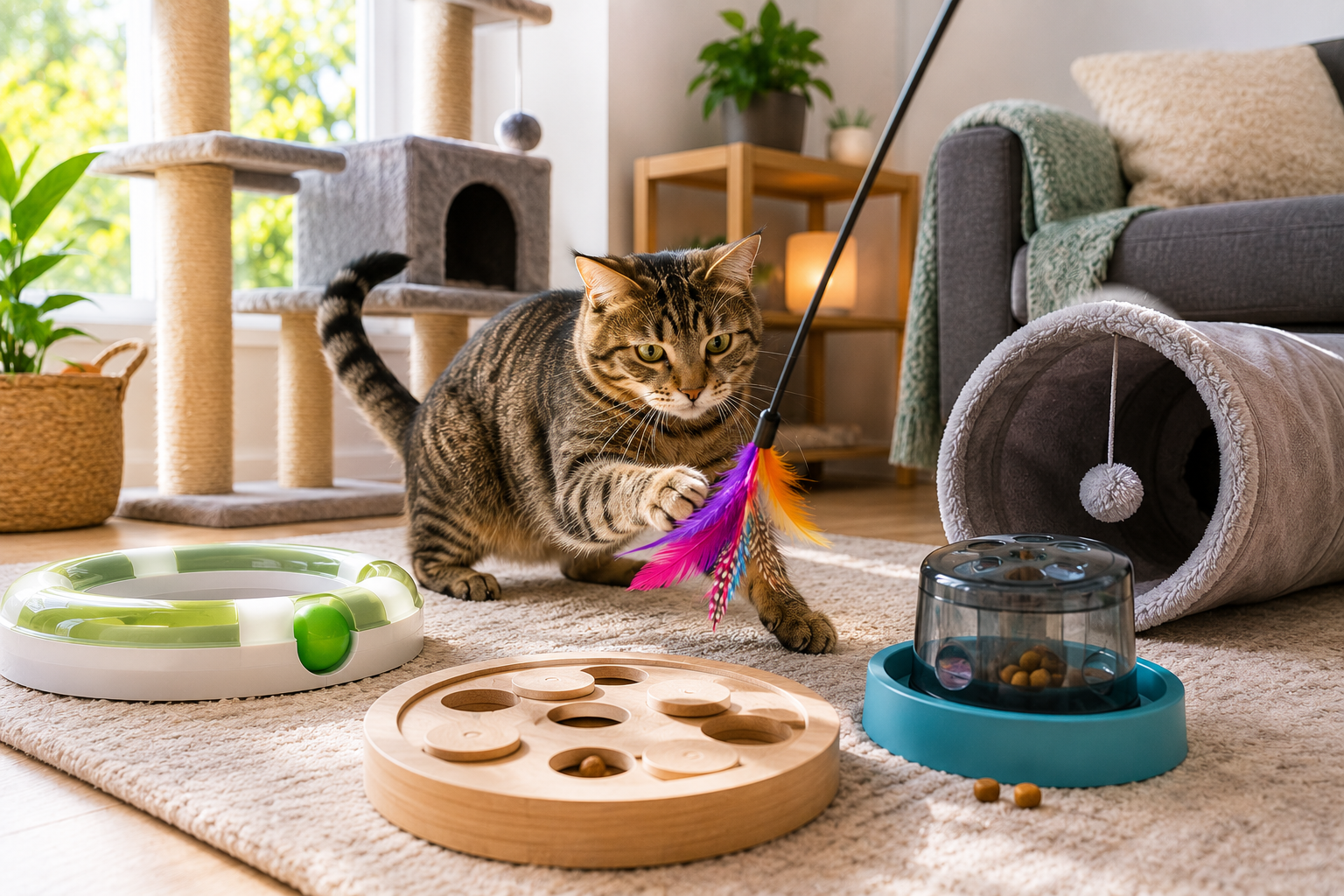 How to Reduce Cat Anxiety with Interactive Toys