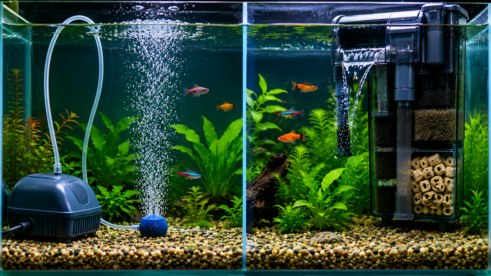 Air Pumps vs Filters: Understanding the Difference
