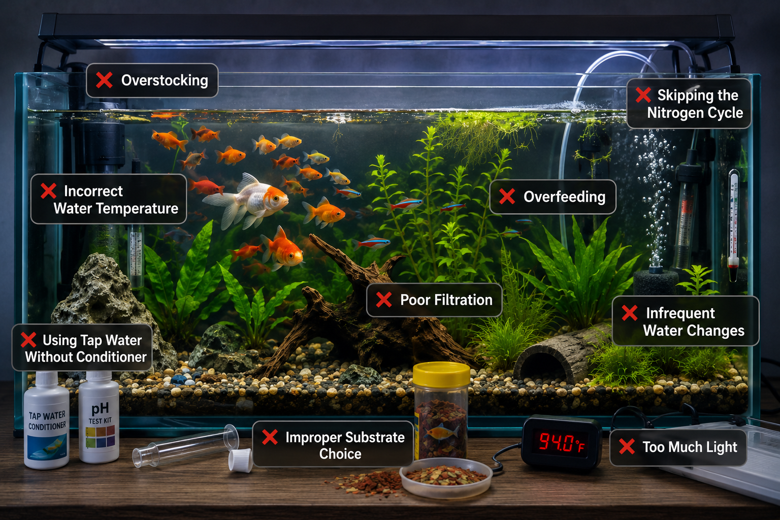 Common Aquarium Setup Mistakes to Avoid
