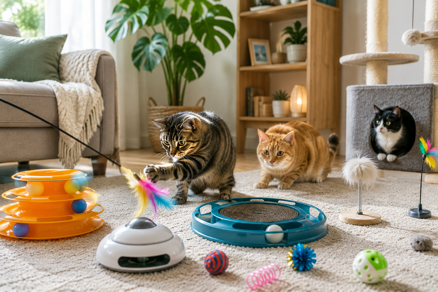 Best Interactive Toys for Indoor Cats