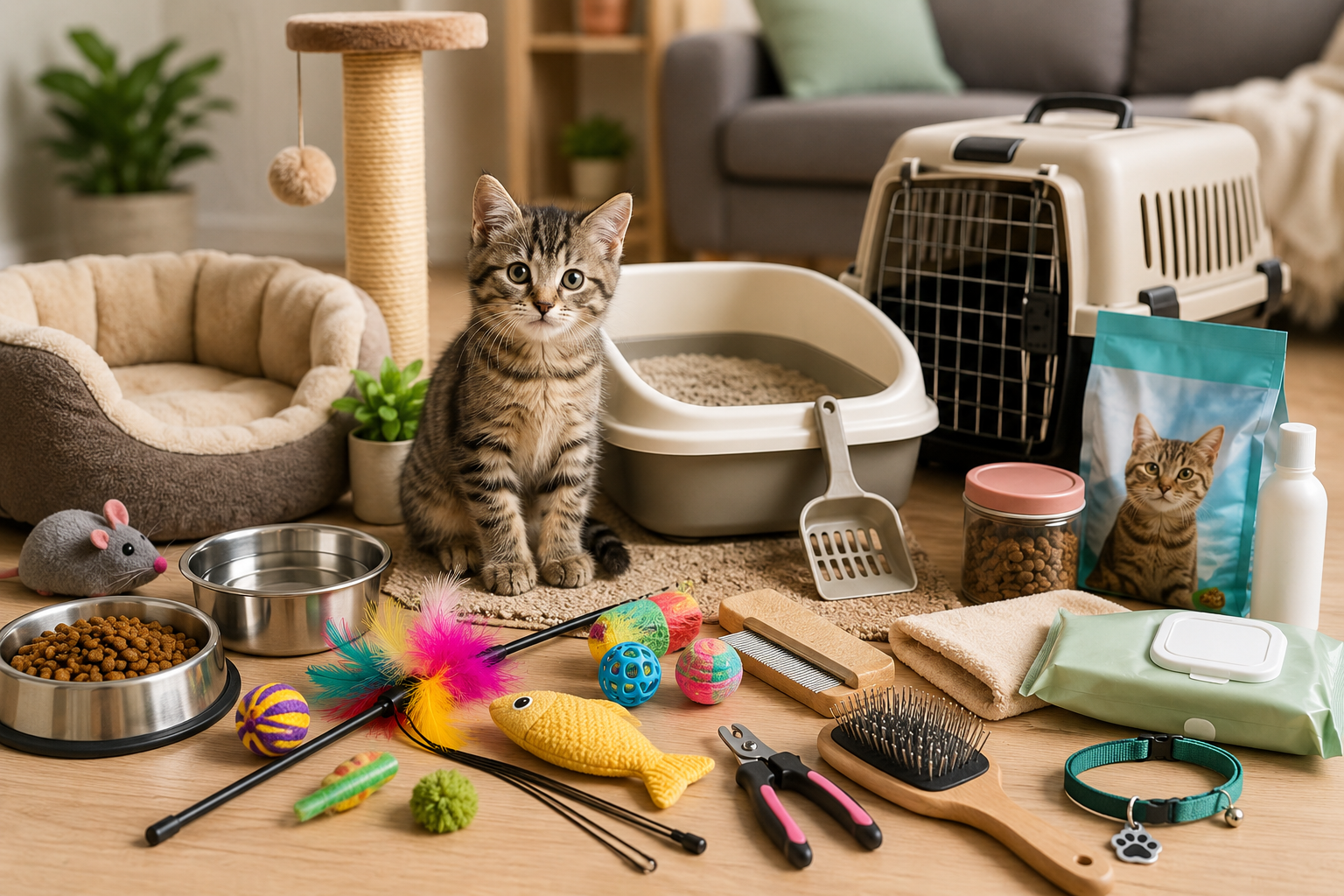 Essential Supplies for First-Time Cat Owners
