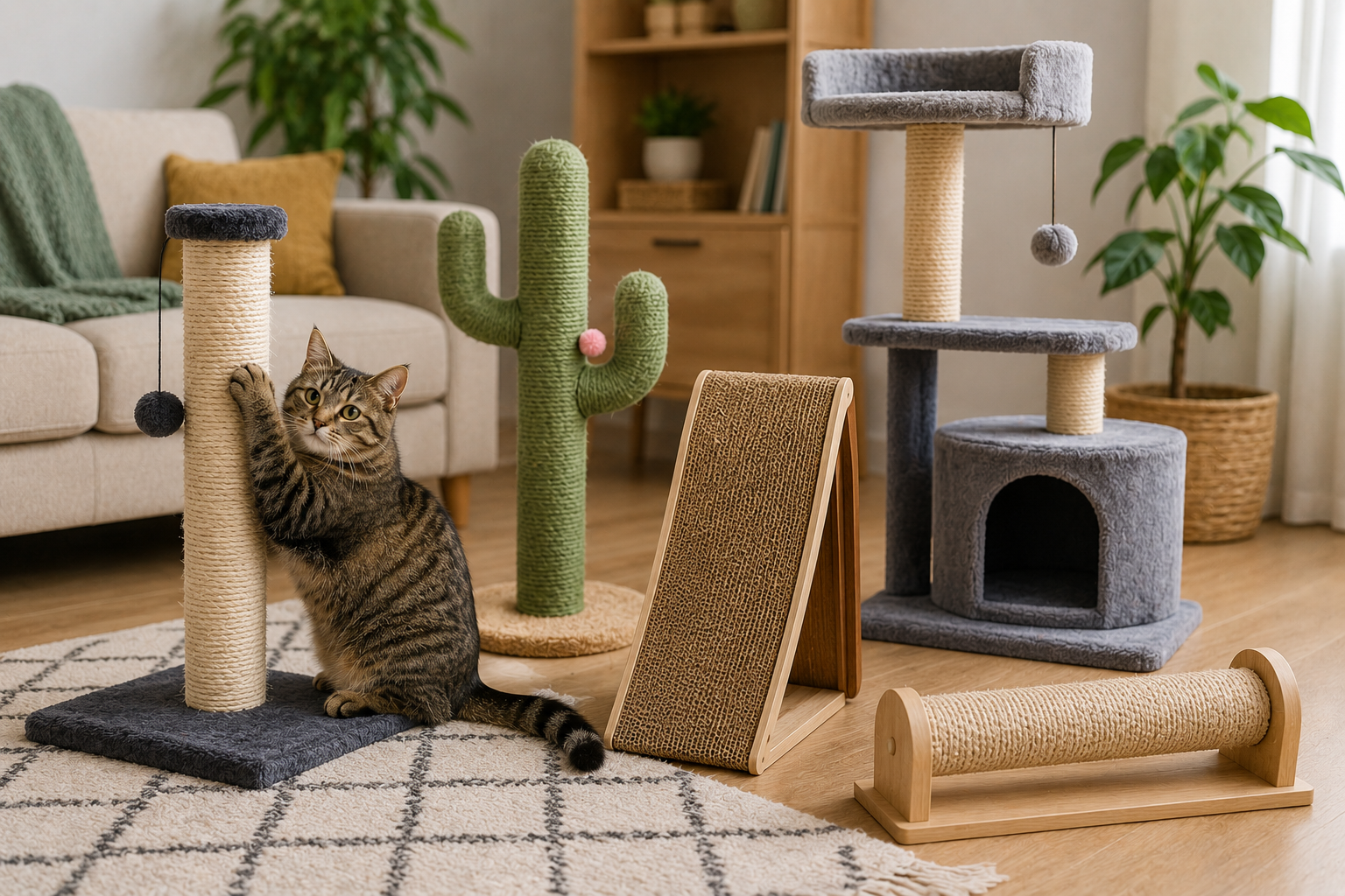 Best Scratching Posts to Protect Your Furniture