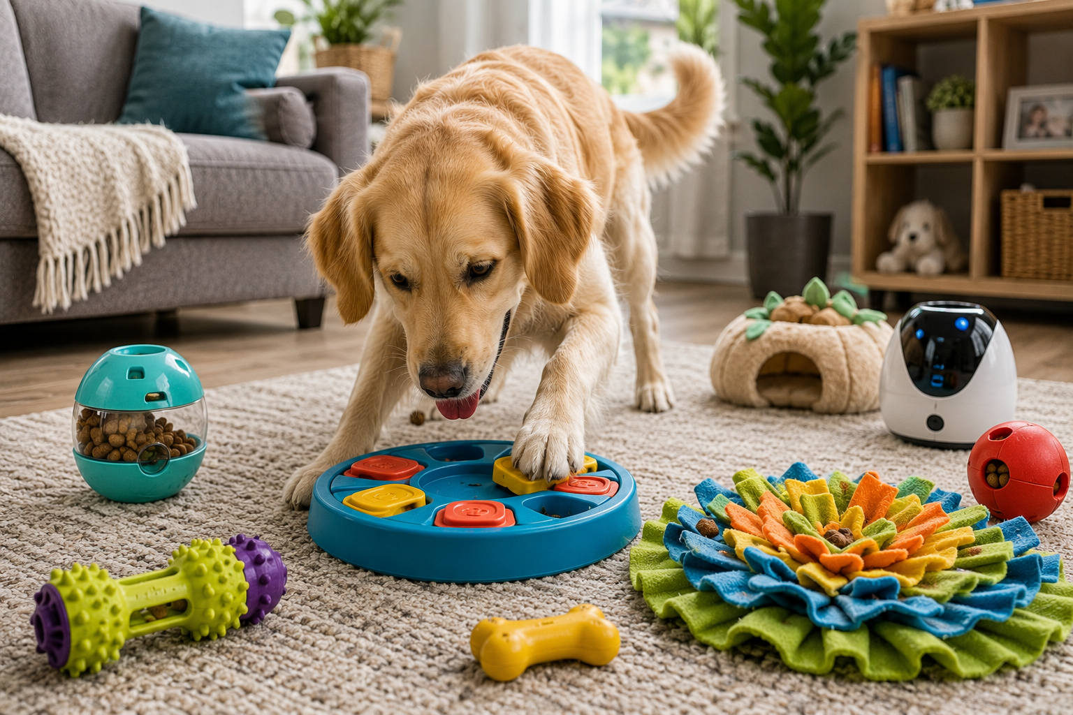 Interactive Toys That Prevent Dog Boredom