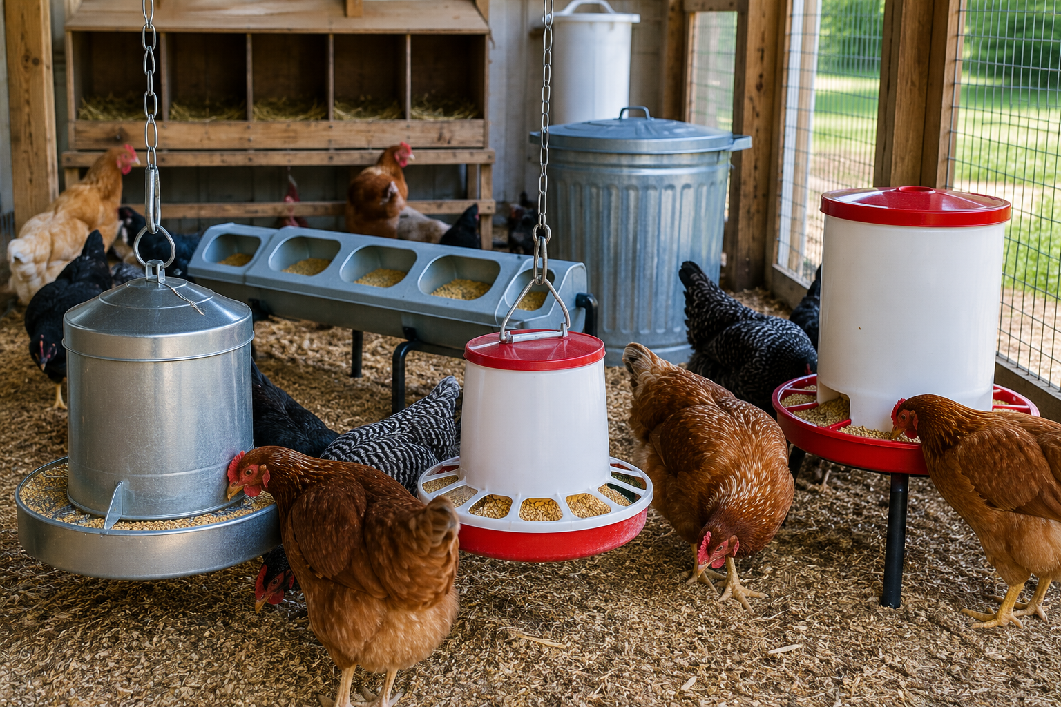 Best Feeders for Chickens and Poultry