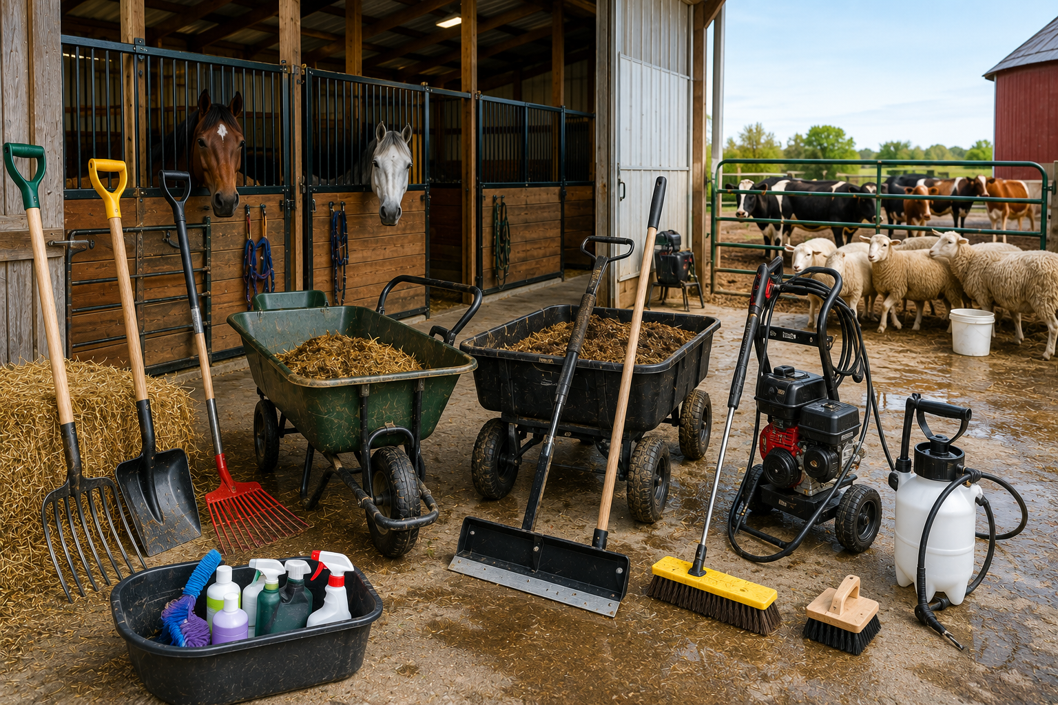 Farm Cleaning Tools That Save Time