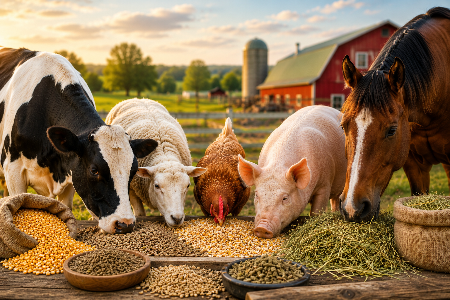 Best Feed for Healthy Farm Animals