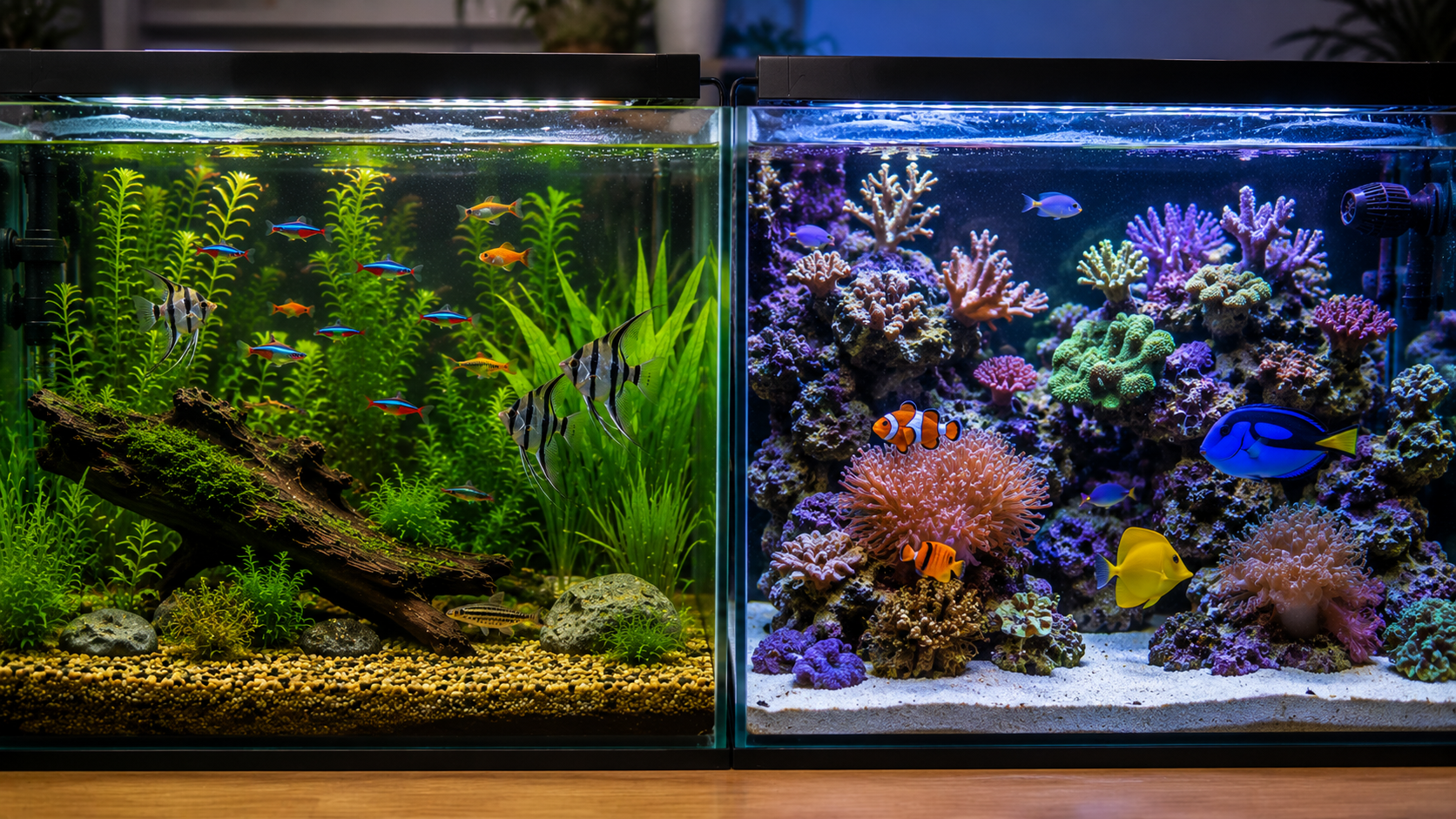 Freshwater vs Saltwater Aquarium: Which Is Better?