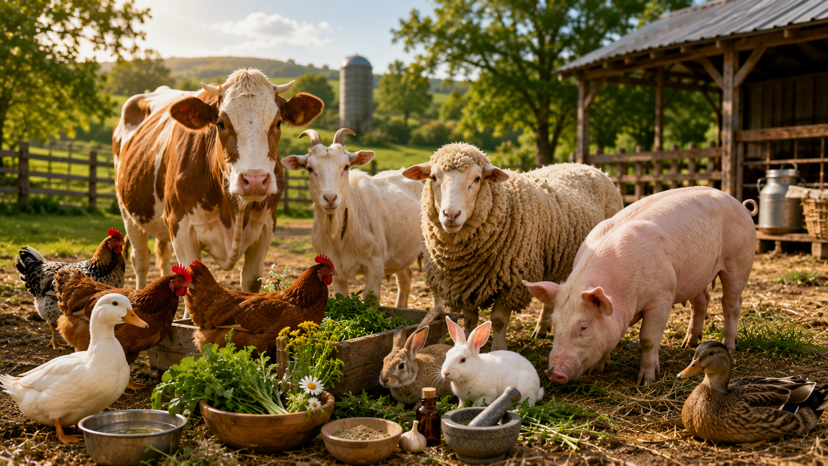 How to Keep Farm Animals Healthy Naturally