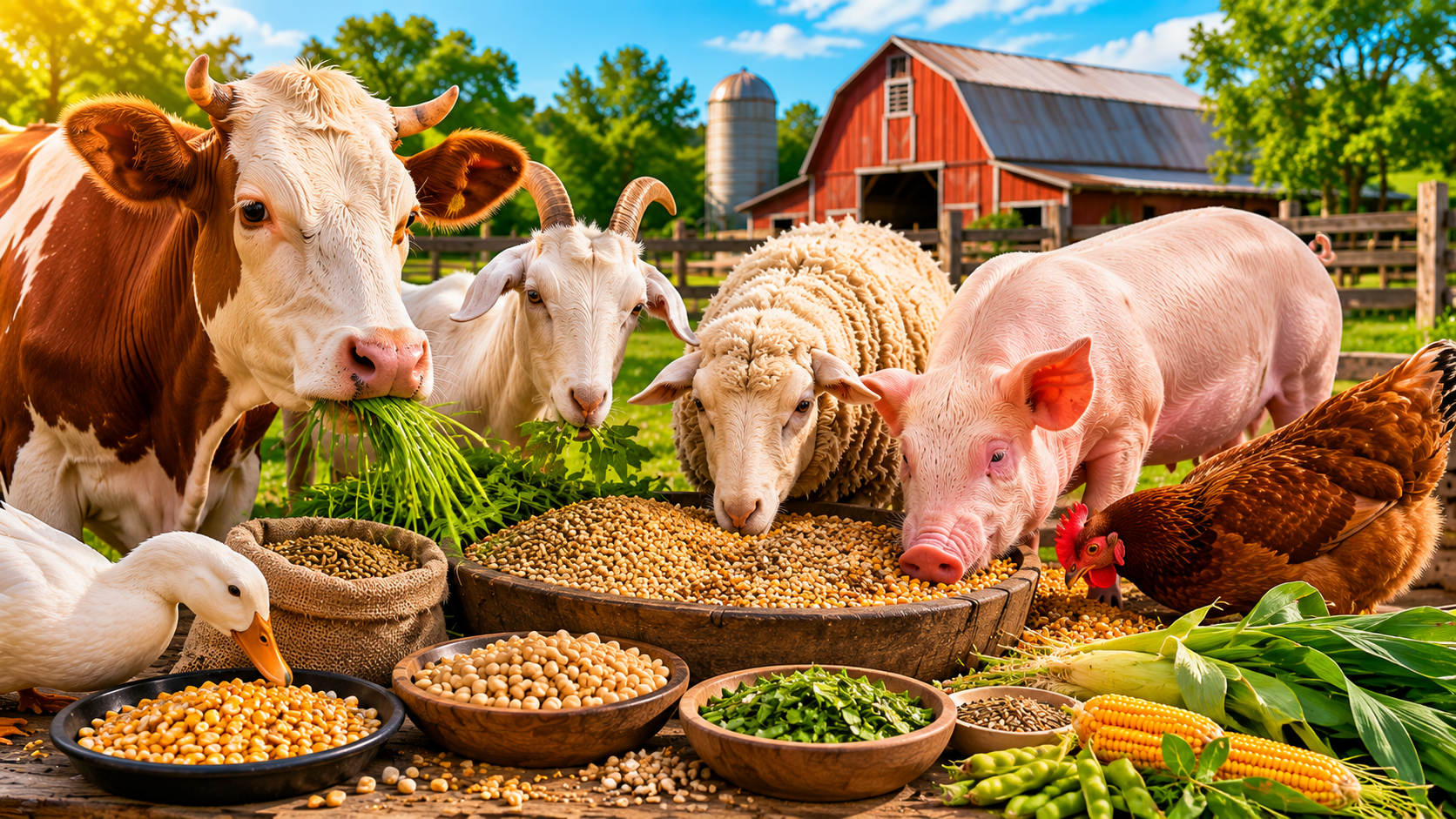 Best Feed for Farm Animals for Faster Growth