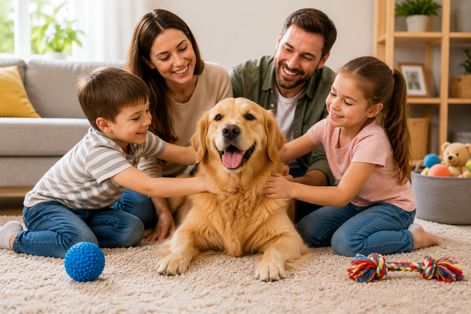 Best Dog Breeds for Families with Kids