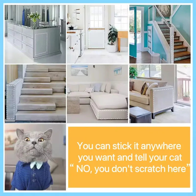Accessories for Cats Transparent Furniture Protectors Cover Sofa Protection Pads PVC 3m Self-adhesive Cat Supplies Pet Products