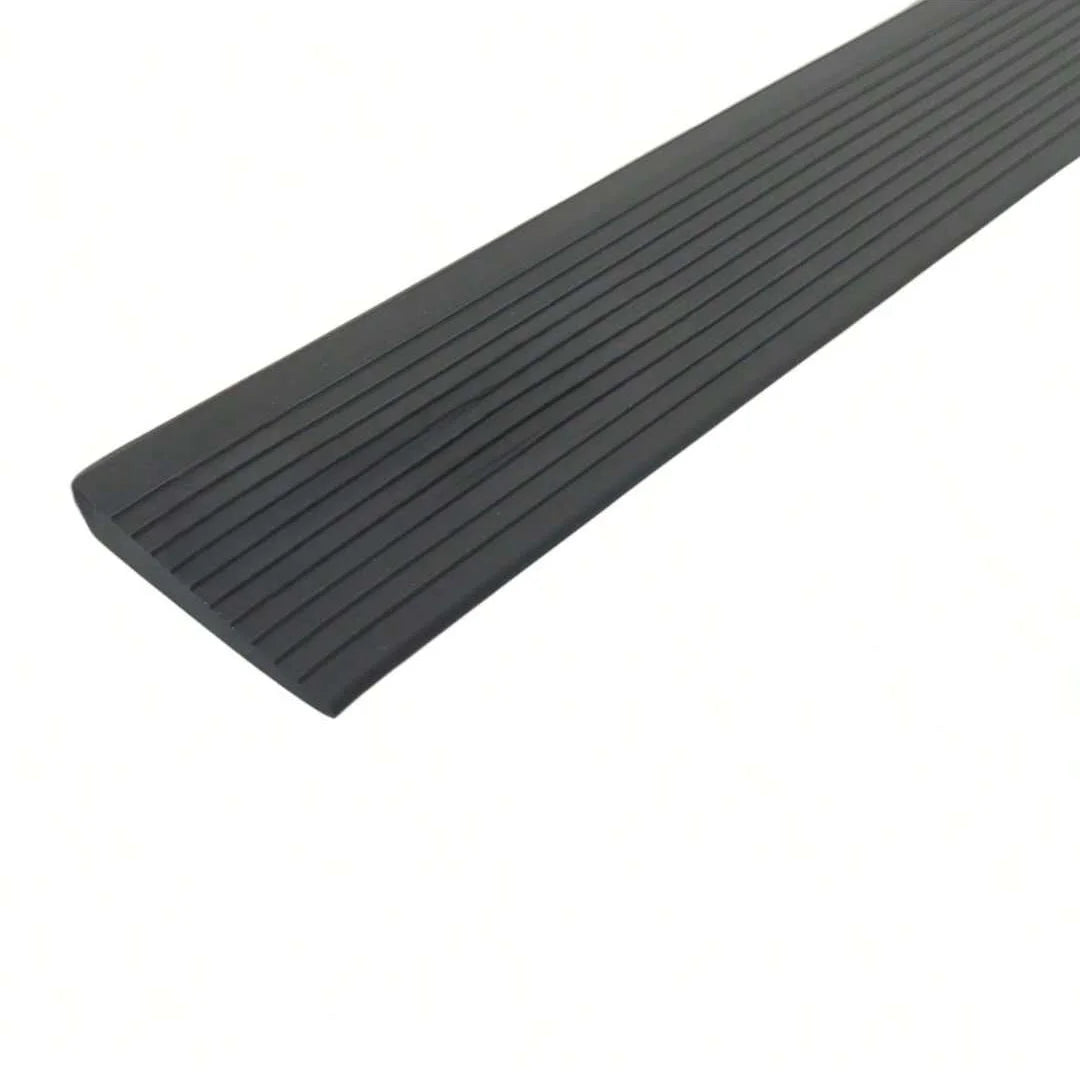 1PC 0.9mx5cm Multi-Purpose Ramp Mat Door Threshold Ramp- Self-Adhesive, Durable, Non-Slip, Suitable for Robotic Vacuums