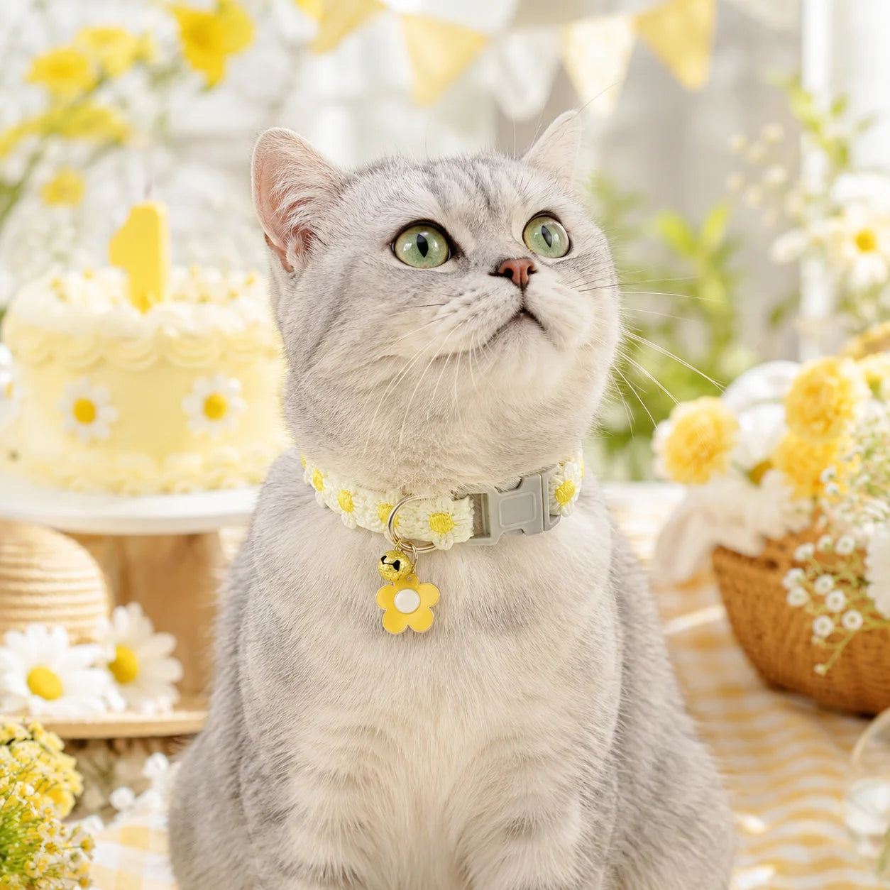 Spring Summer Soft Lace Flower Pet Collar Adjustable Breakaway Buckle Pet Neck Collar With Bell Floral Pendant For Cats Small Dogs 3 Colors Pink White Purple Optional