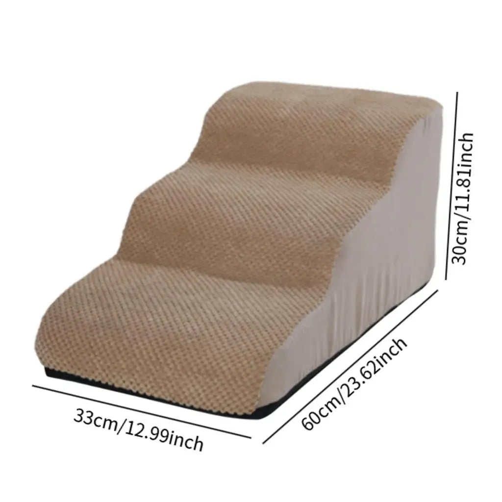 Pet Dog Ladder Pet Stairs Couch Cat Ramp High Bed Cat Rabbits Small Large Dogs Nonslip Washable Kitty Kitten Bedding Cat Stair