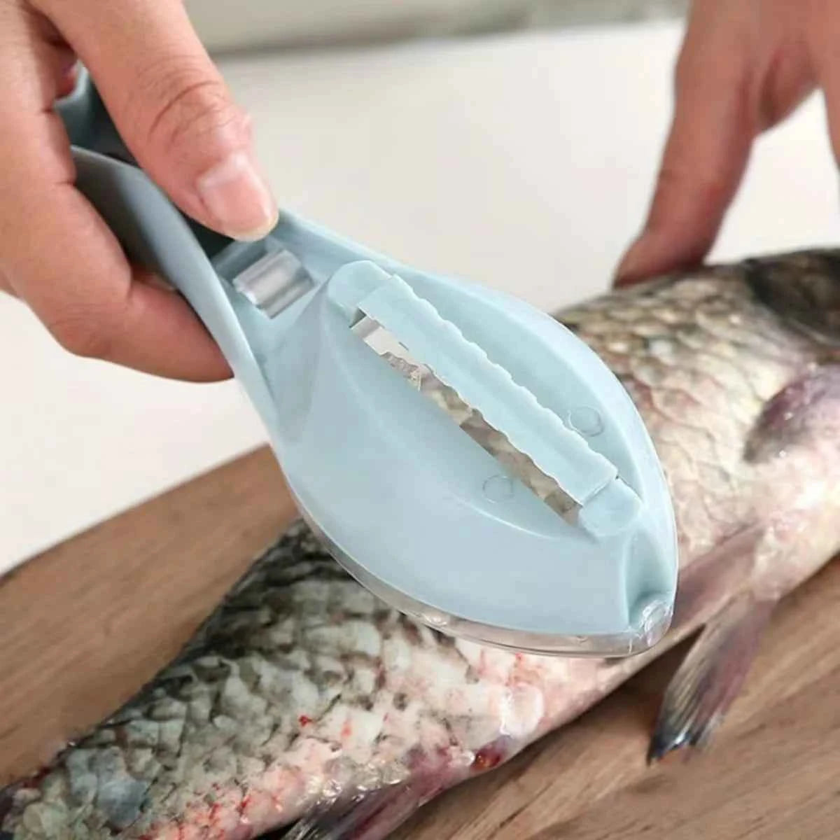 Fish Scales Graters Scraper Fish Cleaning Tool Scraping Scales Device with Cover Home Kitchen Cooking Fishing Tool Pesca Tackle