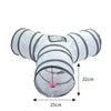 White Cat Tunnel Pet Supplies Funny Kitten Toys Foldable Toys For Cat Pet Training Interactive Fun Toy Play Tunnel Tube