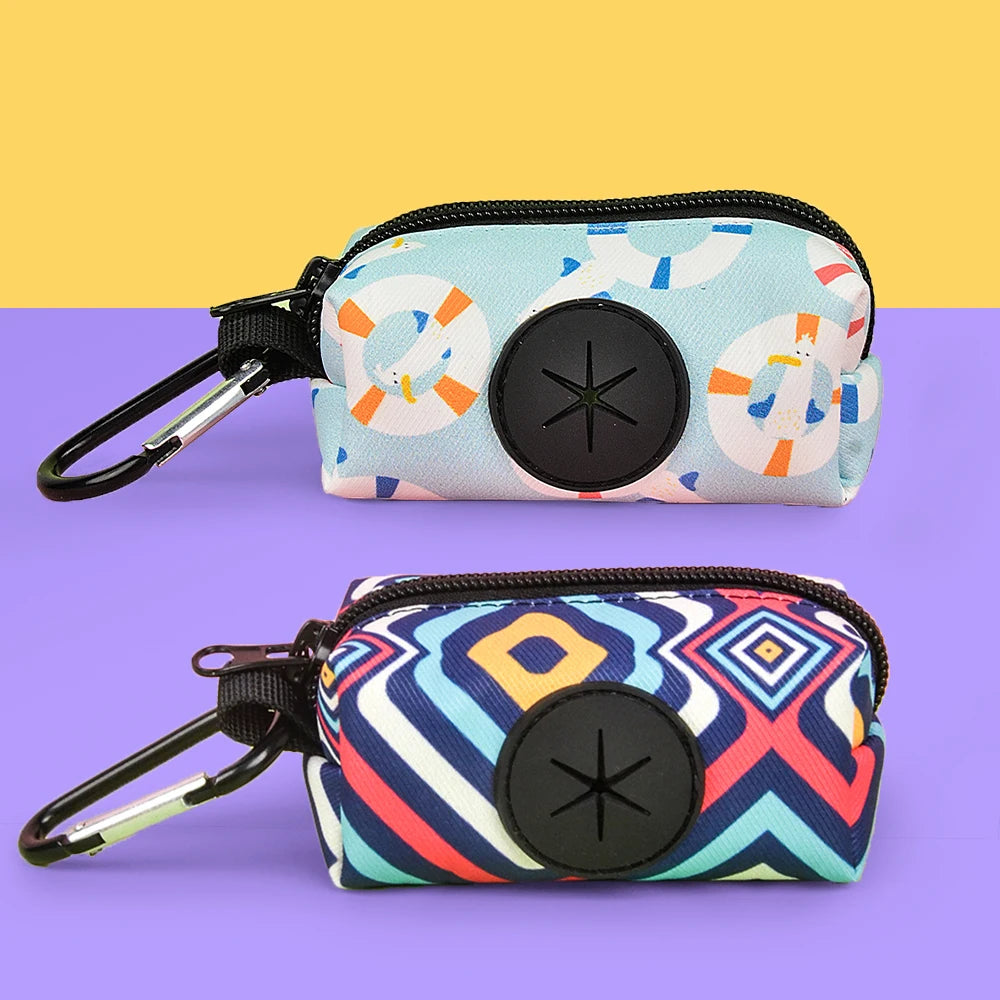 Economy 1pcs/2pcs dog poop bags with stylish design for quick cleanup ( no leash and waste bag)