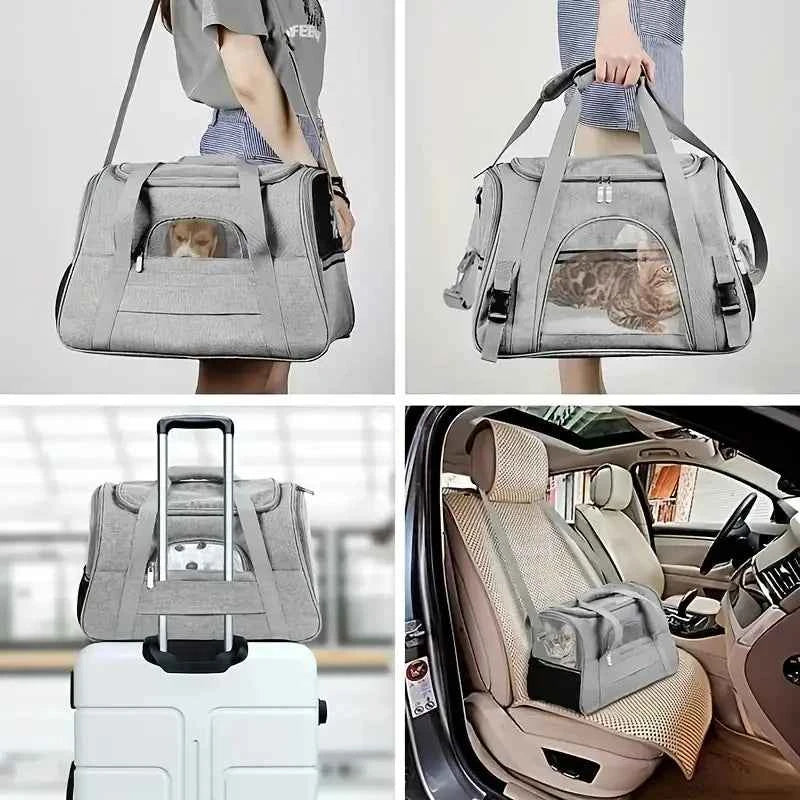 Pet Carrier for Large and Medium Cats, Soft-Sided Pet Carrier for Big Medium Cats and Puppy, Dog Carriers