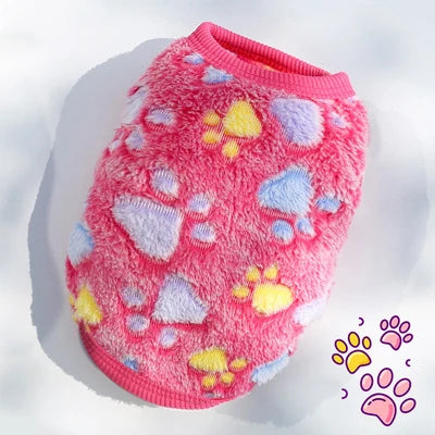 Pet Clothes Winter Warm Coats Vest Soft Fleece For Small Dogs Cats Girl Boys Chihuahua Yorkies Cute Transformation Outfit Xxs-XL - Play Paws Toys