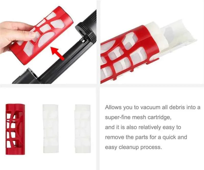 SUNSUN Siphon for Aquarium Filter Sponge Electric Aquarium Gravel Cleaner Water Filter Siphon Filter Changer for Fish Tank