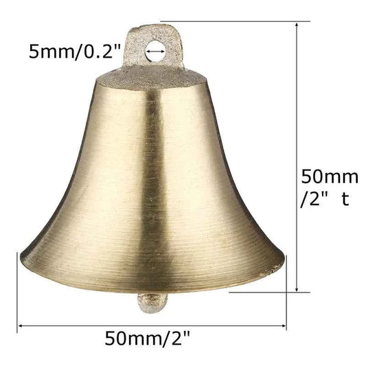 1 Pcs Cow Horse Sheep Grazing Copper Bells Large Thickened Cattle Sheep Antique Bells Animal Prevent The Loss Zinc Alloy Bells