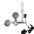 ZRDR DIY Aquarium CO2 Regulator Non-return Bubble Counter Independent Solenoid Valve Kit Fish Tank CO2 Pressure Reducing Valve