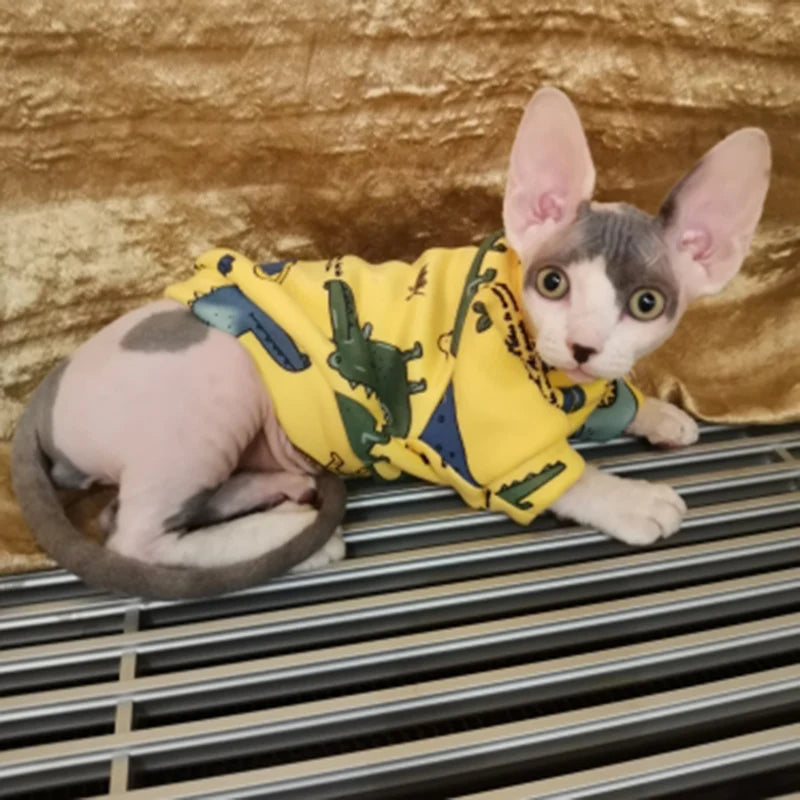 Sweet Pet Clothes for Cats Winter Warm Cat Costume Katten Gotas Kedi Sphynx Hoodie Sweater Puppy Dog Clothing mascotas Products - Play Paws Toys