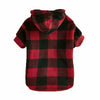 Plaid Winter Warm Pet Dog Cat Clothes Hoodies Sweater Clothing Puppy Coat Jacket Cute Puppy Outfit Pet Jacket Coat Clothing - Play Paws Toys