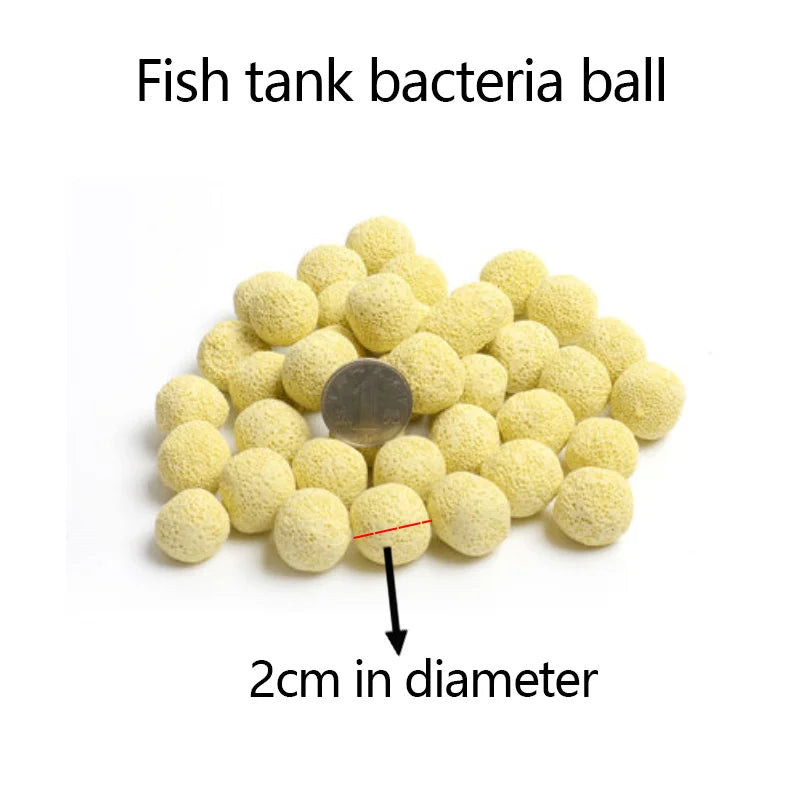Aquarium Filter Media Activated Carbon Ceramic Rings Bio Ball Clean Water 1 Pcs