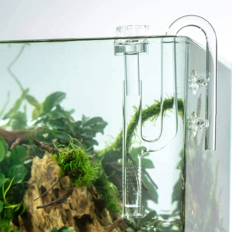 Aquarium ADA Style 13mm 17mm Glass Lily Pipe Inflow Outflow Tube The Glass Inlet Outlet Water Pipe for Fish Tank filter 12/16mm