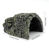 Fish Hiding Cave Aquarium Non-Toxic High Simulation Crawling Turtle Reptile Basking Hide Habitat Tank Decoration Ornament