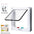 Smart Pet Door 4 Way Locking Security Lock ABS Plastic Dog Cat Flap Door Controllable Switch Direction Doors Small Pet Supplies