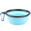 1000ml Large Collapsible Dog Pet Folding Silicone Bowl Outdoor Travel Portable Puppy Food Container Feeder Dish Bowl