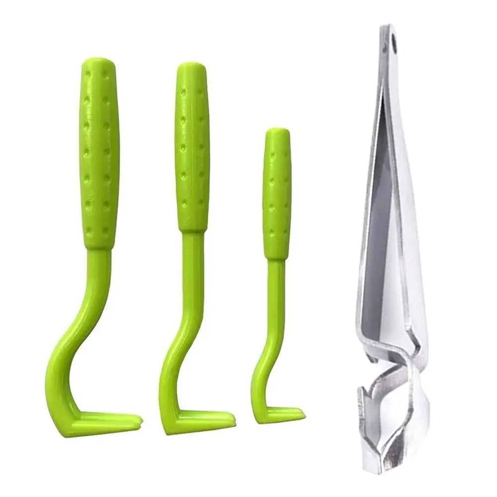 NEW 3PCS Pet Flea Remover Tool Plastic Scratching Hook Remover Pet Cat Dog Grooming Supplies Tick Removal Tool Tweezers Comb