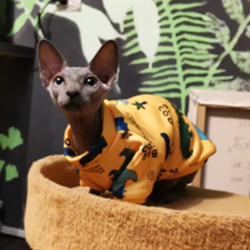 Sweet Pet Clothes for Cats Winter Warm Cat Costume Katten Gotas Kedi Sphynx Hoodie Sweater Puppy Dog Clothing mascotas Products - Play Paws Toys