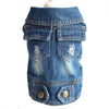 Stylish Cowboy Dog Jacket Spring Denim Dog Clothes Vest Puppy Clothing for Dogs Chihuahua Yorkies Casual Jeans Pet Coat Costumes