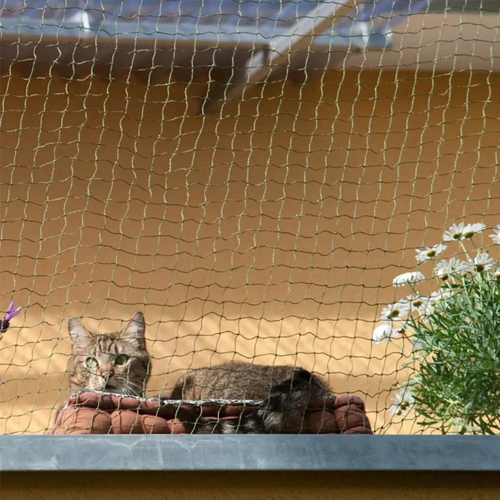 Plastic Cat Protective Net Pet Protection Net Sturdy Safe Wire Cover for Balconies Windows - Play Paws Toys